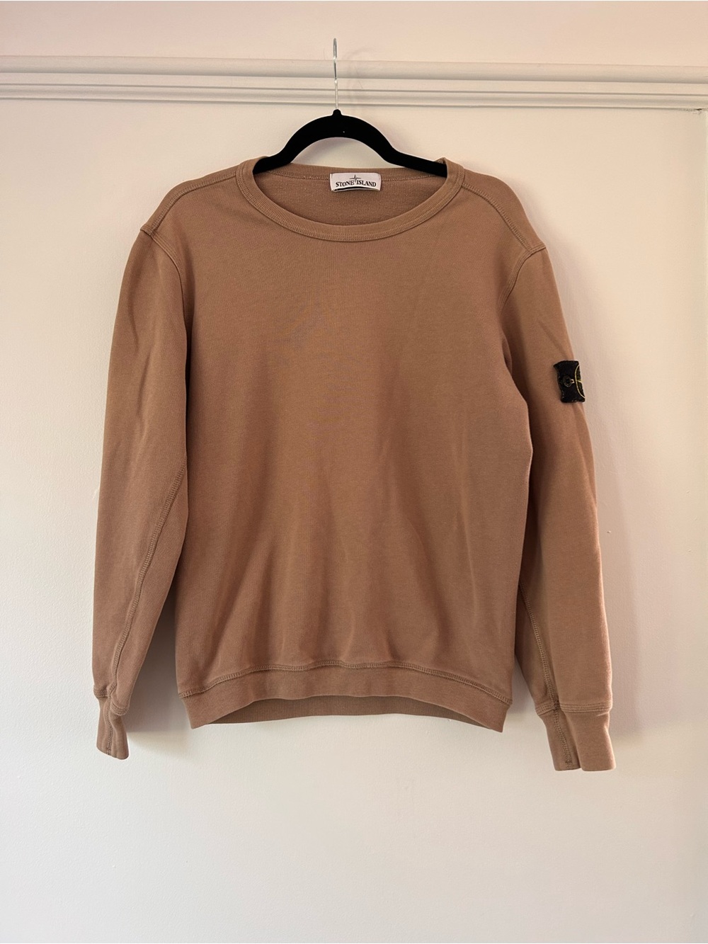 Stone Island Men’s Crewneck Sweatshirt in Tan